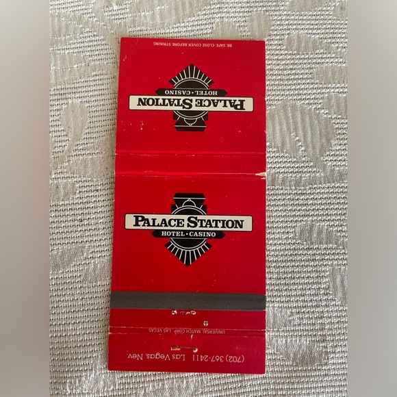 Matchbook Palace Station Casino Hotel Las Vegas advertising matchbox - Picture 1 of 5